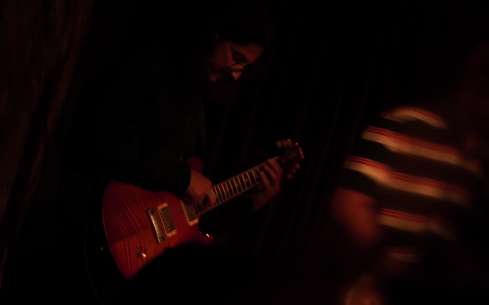 Hamza performing at Cameron House